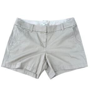 J.Crew Women's Khaki Chino Shorts - Size 6 - Great Condition!